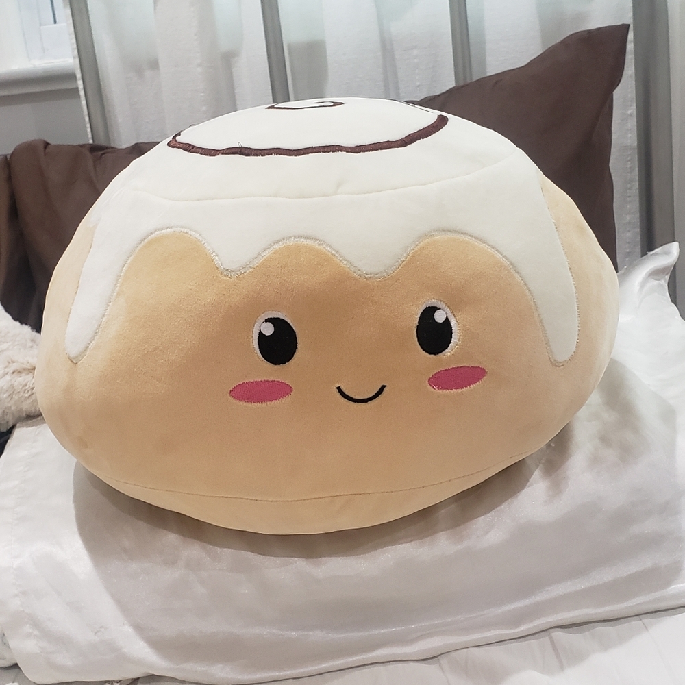 Cute Cinnamon Roll Plush Pillow